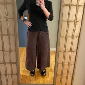 Any Thompson original wide legged brown pants?